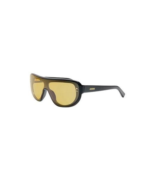 Jacquemus Yellow Square Sunglasses