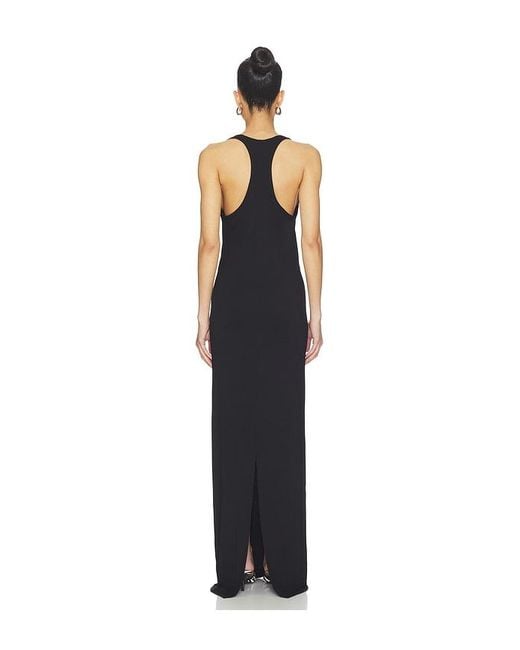 ÉTERNE Blue Soft Jersey Hedi Maxi Dress