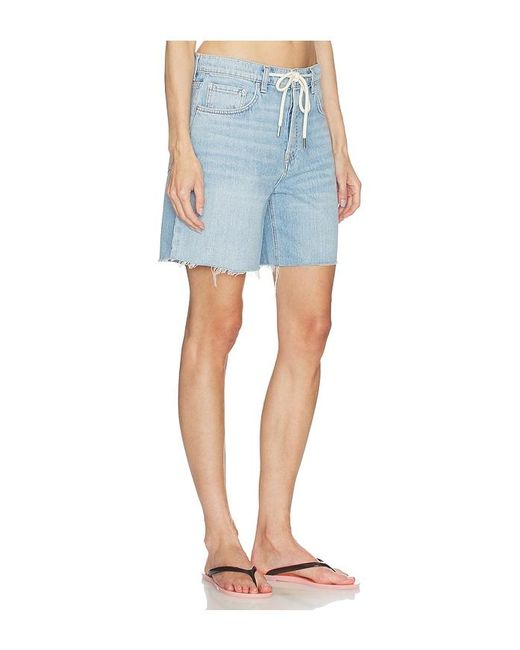 GRLFRND Blue Bella Cut Off Drawstring