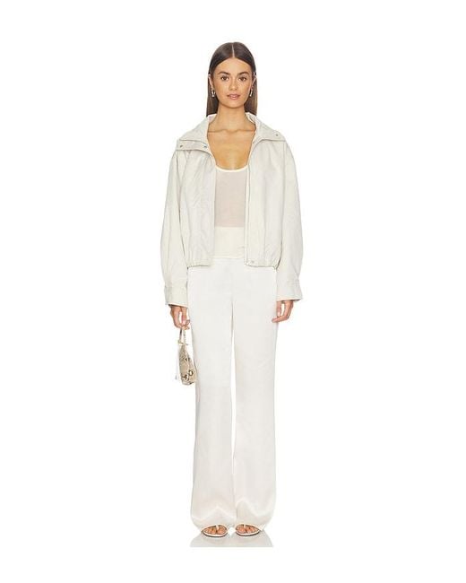 Astr White Cooper Jacket