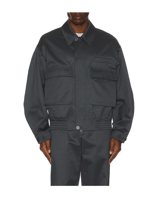 Helmut Lang Gray Shirt Bomber for men