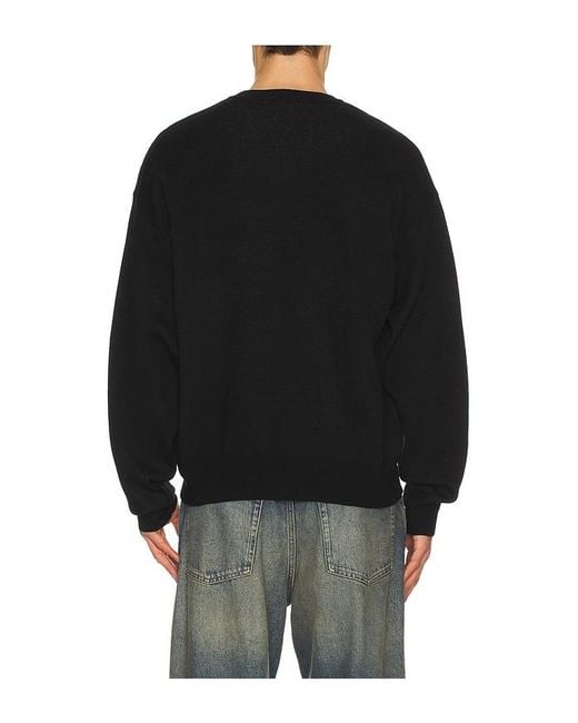 True Religion Black Cinched Srs Sweater for men