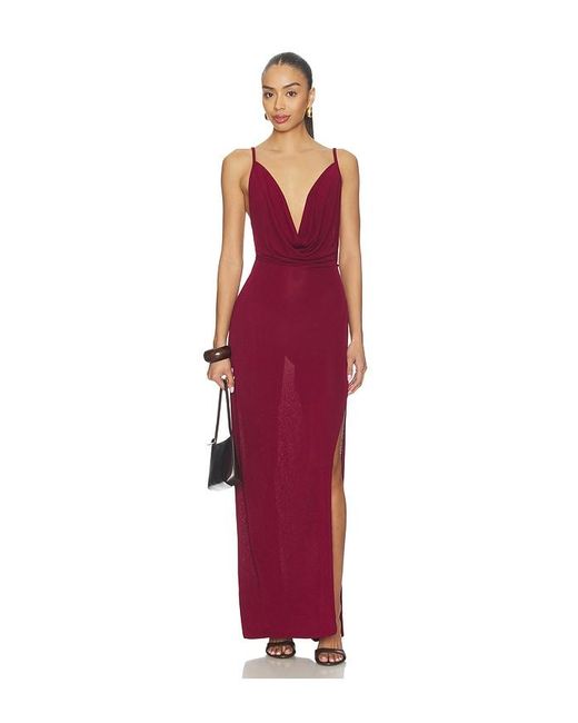 SNDY'S Red Joy Maxi Dress
