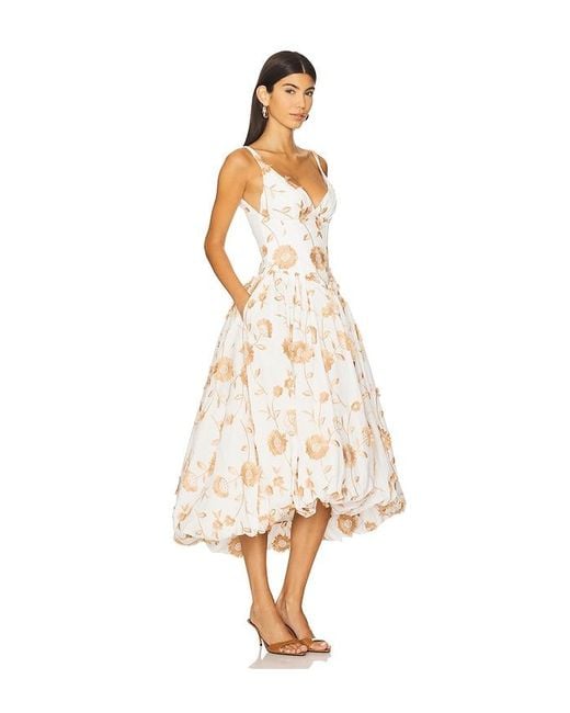 Vestido Midi Bothanical En Color Blanco Talla (También En 2, 6, 8) PATBO de color White