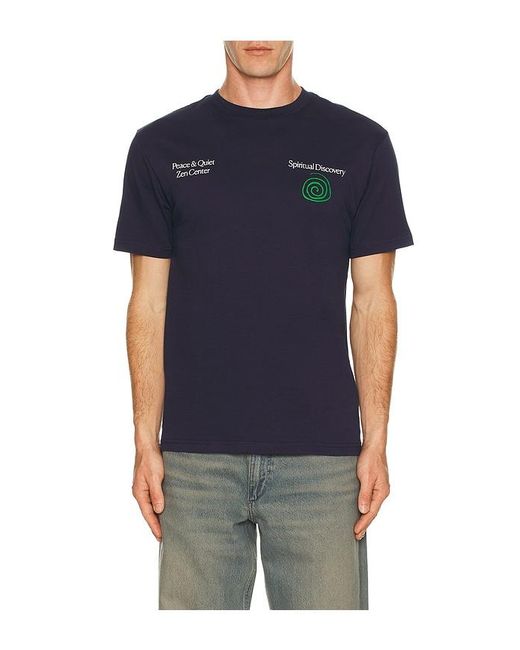 Museum of Peace & Quiet Blue Spiritual Discovery T-Shirt for men