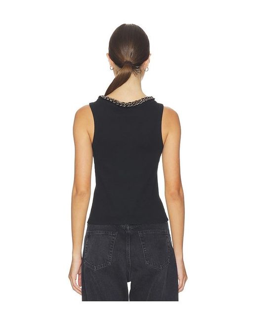 AllSaints Black Lucy Tank Top