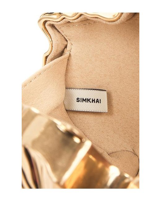 Jonathan Simkhai White Flora Clutch