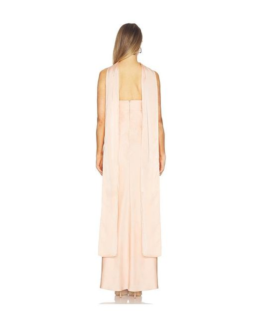 Runaway the Label White Madeleine Strapless Maxi Dress