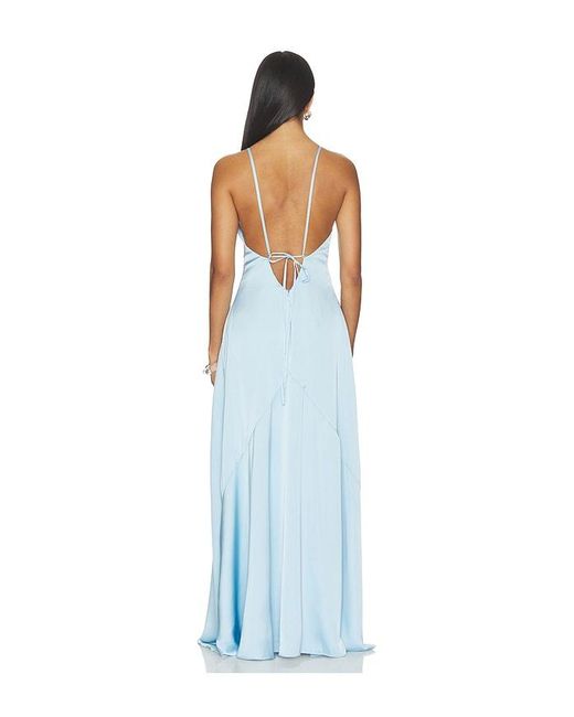 Lovers + Friends Blue Gaia Gown