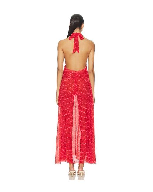 Lioness Red District Maxi Dress