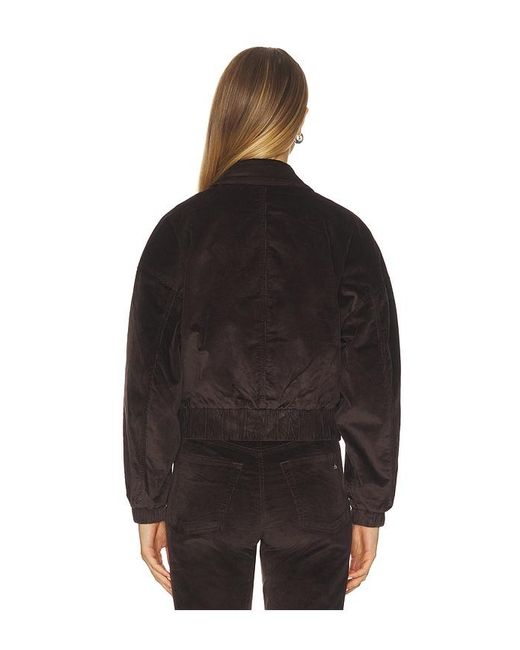 Rag & Bone Black Lara Corduroy Jacket
