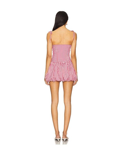 MORE TO COME Red Piper Mini Dress