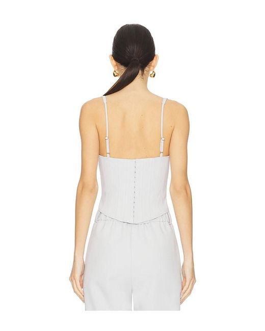 Kimberly Taylor White Juliette Bustier