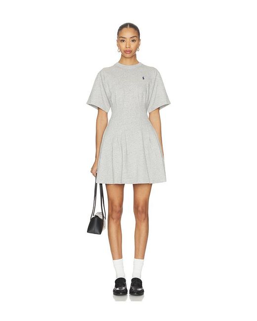 Polo Ralph Lauren White Jersey Short Sleeve T-Shirt Dress