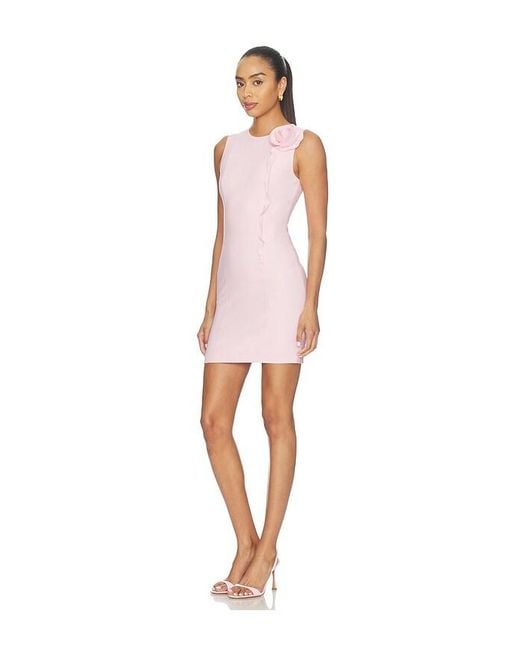 ROTATE BIRGER CHRISTENSEN Multicolor Crepe Mini Flower Dress