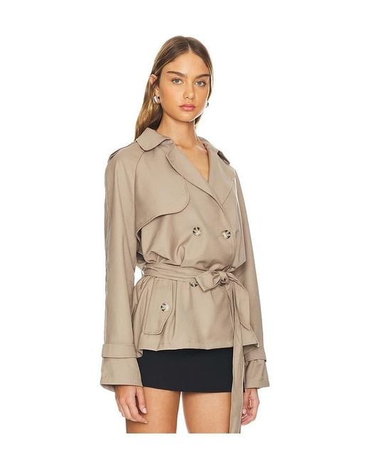 Lioness Natural Cropped Trencherous Coat