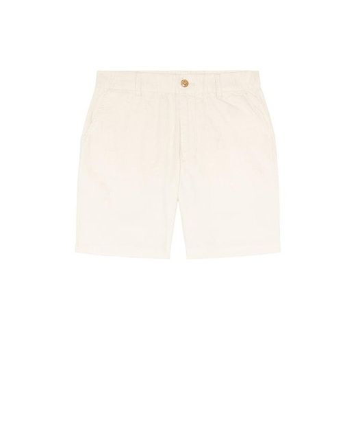 Marine Layer Natural Saturday Hemp Chino 7 Short for men