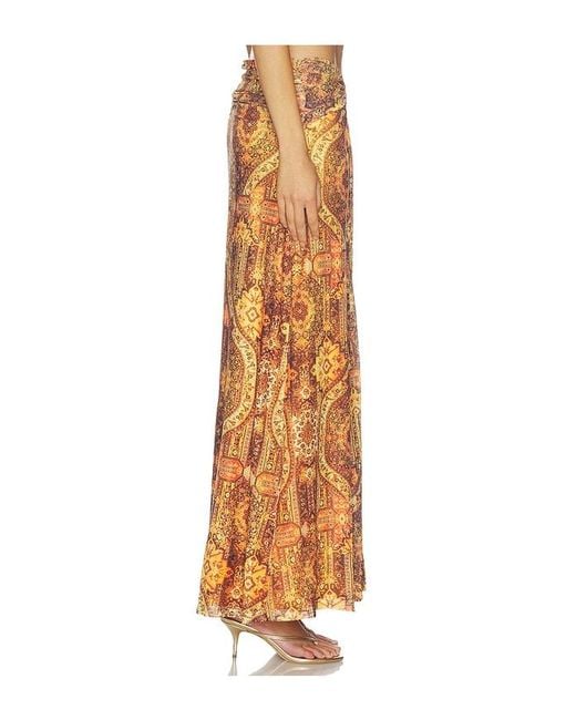 Runaway the Label Multicolor Skylar Ruched Maxi Skirt