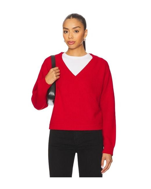 LNA Red Amira Sweater
