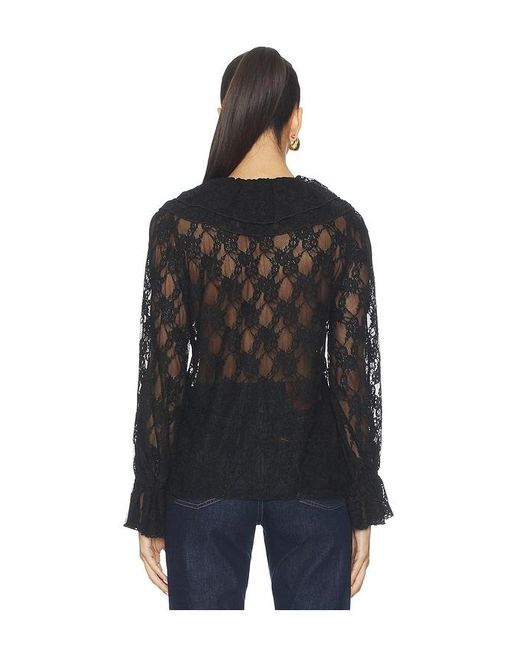 MORE TO COME Black Dulcie Top