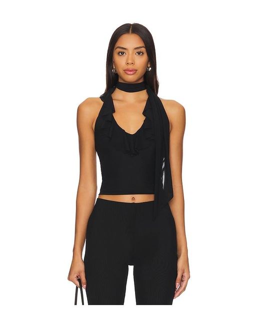 MAJORELLE Black Clara Top