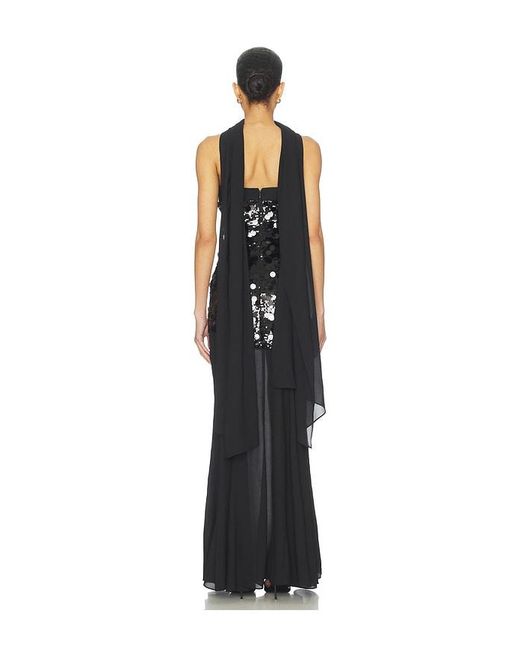 MAJORELLE Blue Mills Gown