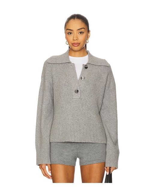 Free People Trading Up ポロシャツ Gray
