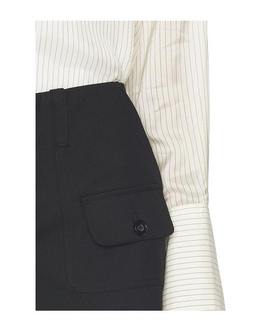 GUIZIO Black Patch Pocket Short