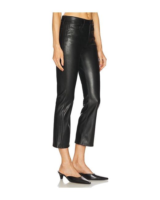 Rag & Bone Black Ausgestellte Hose Aus Lederimitat Peyton