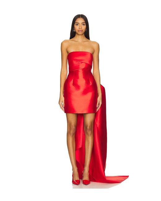 Solace London Meyer Mini ドレス Red