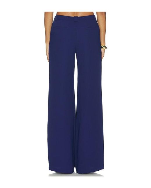Amanda Uprichard Blue Saddler Pants