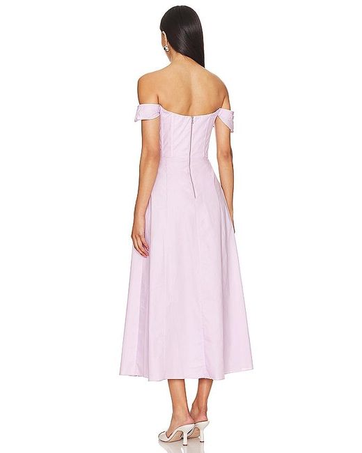 Bardot Pink X Revolve Magdelena Midi Dress