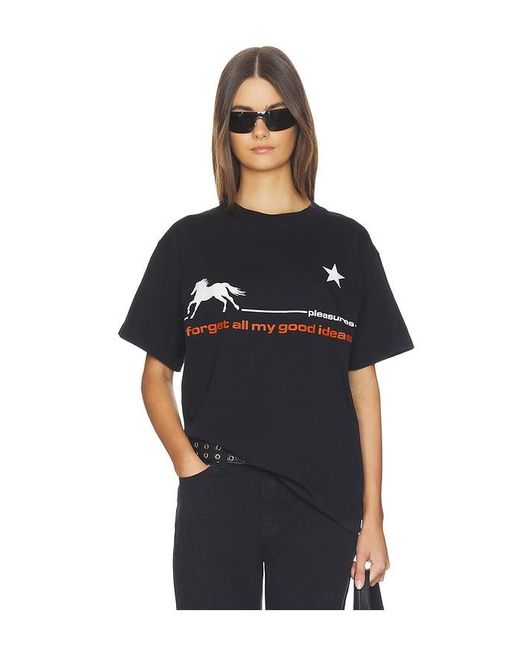 Pleasures Black Forget T-Shirt for men