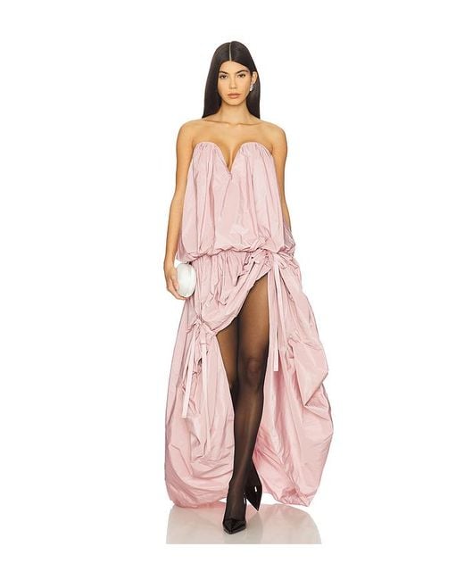 AKNVAS Pink X Revolve Ane Taffeta Gown