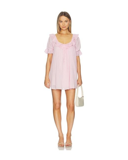 Vestido Toulouse En Color Rose Talla (También En S) Show Me Your Mumu de color Pink
