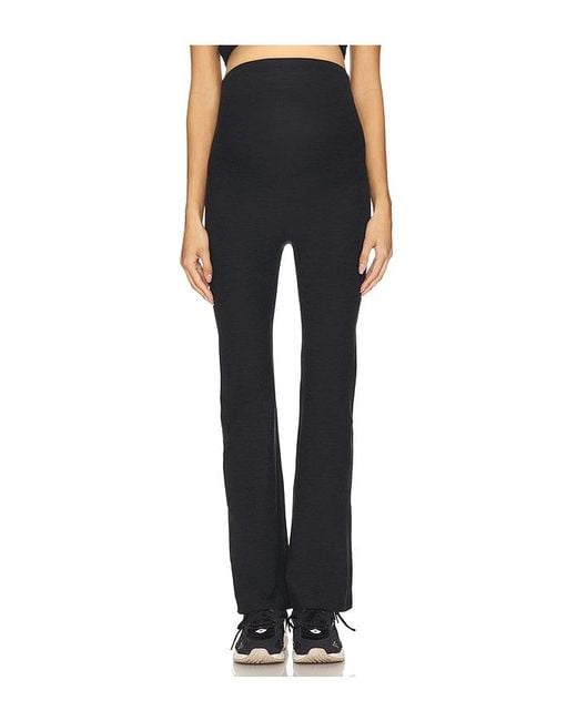 Beyond Yoga Black Spacedye Practice Maternity Pant