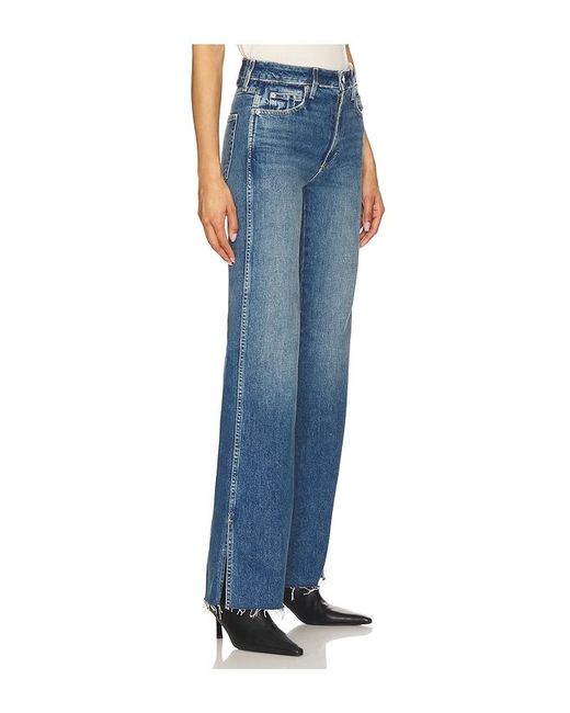 Amo Denim Blue Georgia Split Flare Jeans
