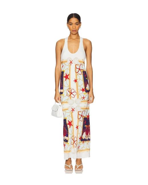 Muma World White Luis Maxi Dress