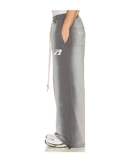 Ryoko Rain Gray Vintage Artist Sweatpants for men