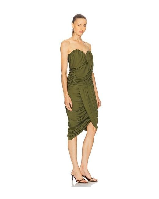 Et Ochs Green Spencer Midi Dress