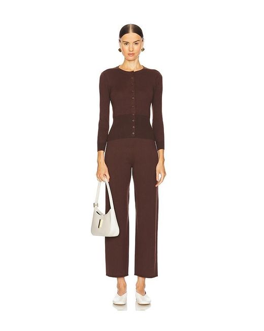 L'academie Brown Maradona Knit Pant