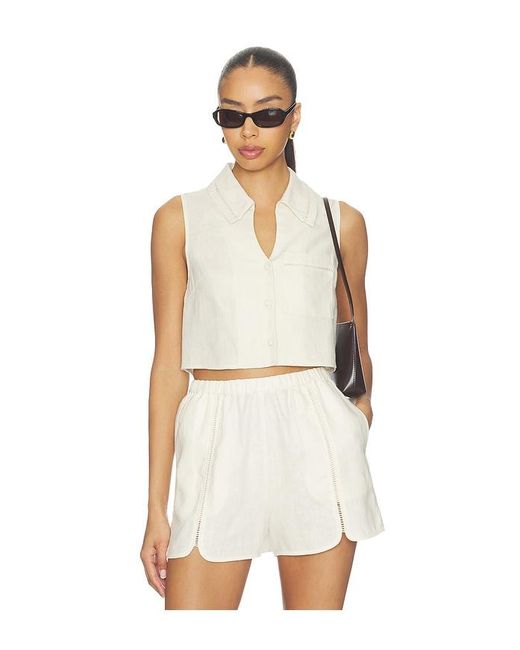 Hevron Natural Rosalie Top
