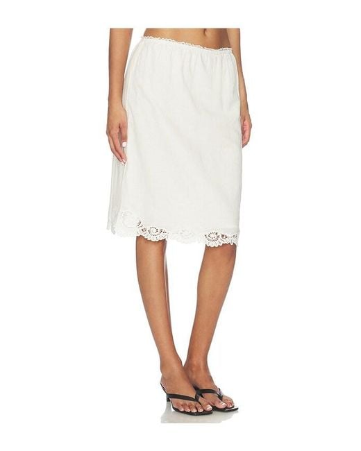 Posse White Darya Skirt