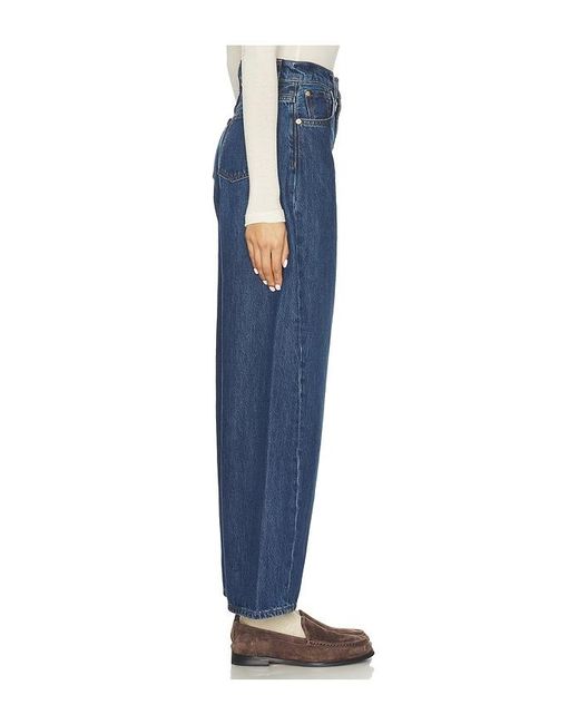 7 For All Mankind Blue Twisted Bonnie Horseshoe Jeans