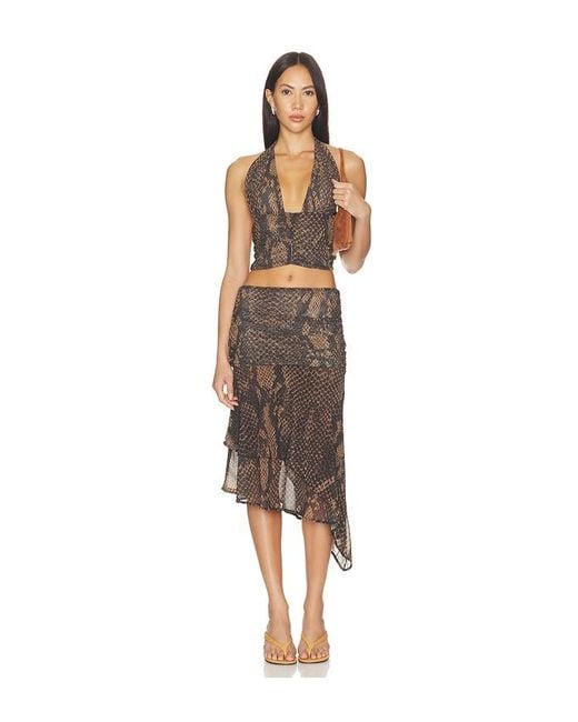 Feners Multicolor Festa Skirt