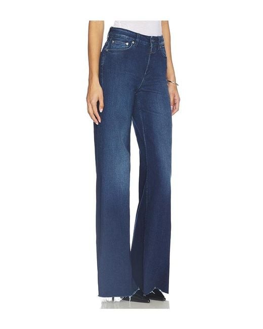 Closed Blue Glow Up Wide Leg Jeans