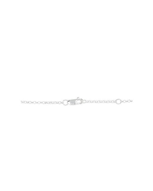 Twojeys White Icon Link Ruby Necklace for men
