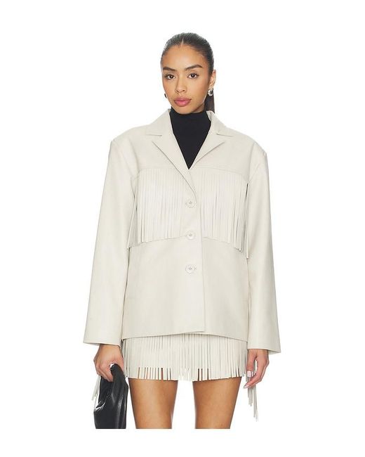 Lamarque White Rianne Jacket