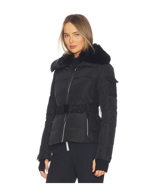 MY Sunday Ski Black Soiree Tweed Ski Jacket