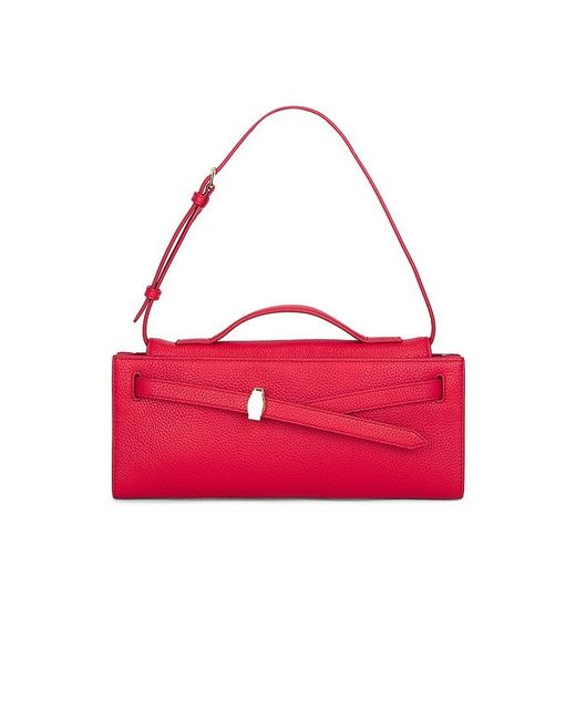 Veronica Beard Red Dash Clutch